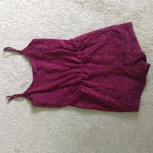 Maroon Romper